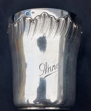 Gobelet timbale argent massif
