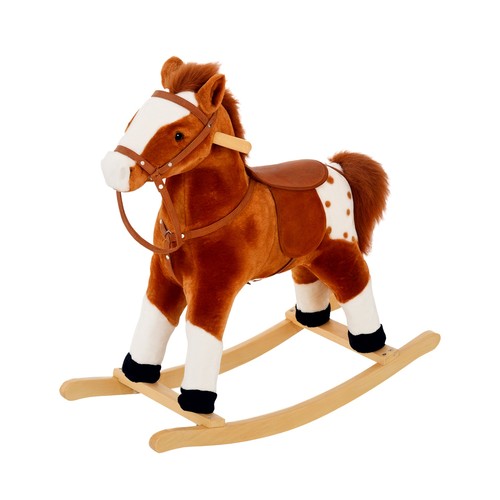 Homcom cheval bascule - cheval, à