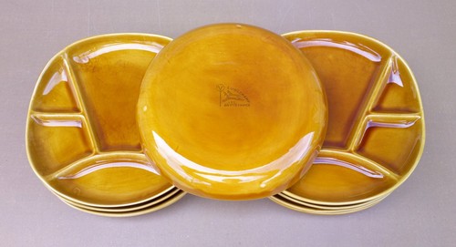 3 assiettes à - +,