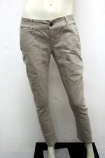 Jeans Jeckerson Taille 28 / 42 Femme Pantalon Jeans Beige Pants Logo Femme