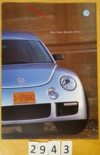 VW NEW BEETLE RSi Concept Car Prospectus Allemand 8 pages 1999 COX