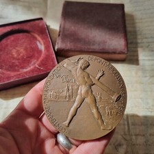 DROPSY MEDAILLE Bronze Pont A Mousson 1856 - 1956 Medal
