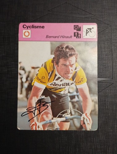 Bernard hinault hand - hinault, signed
