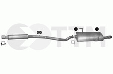 PEUGEOT 206 CC 2.0 138cV 2000-2007 Ligne D'échappement Silencieux+