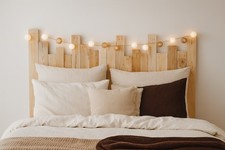 Tête lit 160 moderne bois - tête, moderne,