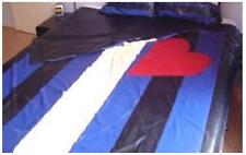 DRAP  LATEX en couleur. Pièce rare - LATEX BED SHEET