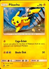 Carte Pokemon PIKACHU SM81 PROMO HOLO Soleil et Lune SL3.5 FR HOLOBLEED NEUF