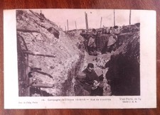 CPA 14-18 Aisne 1914 Tranchée