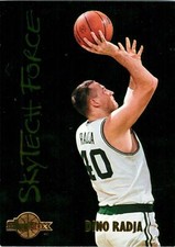 ✺Nouveau✺ 1995 BOSTON CELTICS NBA Card DINO RADJA Skybox Skytech Force