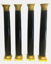 Lot de colonnes de pendule