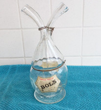 Superbe bouteille double alcool bols curaçao triple sec vintage