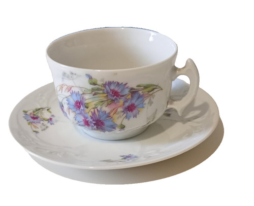 Ancienne tasse déjeuner - ancienne,