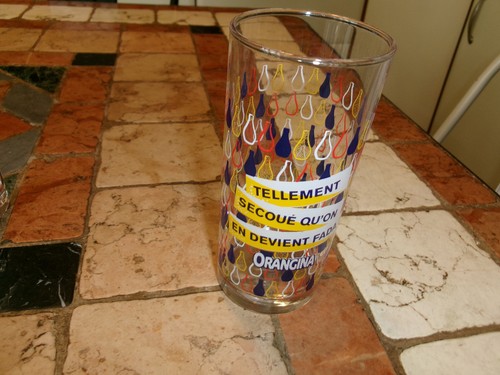 Verre orangina modele - verre,