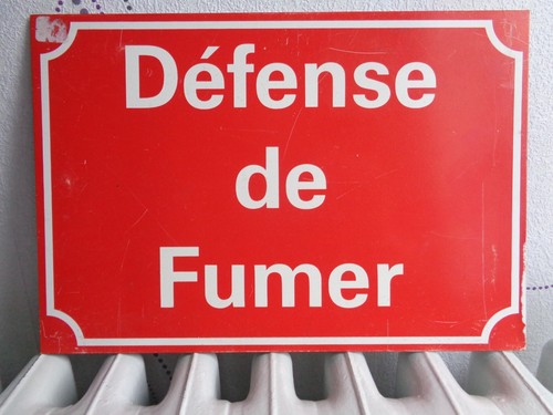 Tole metal defense fumer - defense,