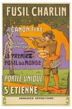 PUBLICITé FUSIL CHARLIN ST