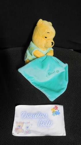 Doudou peluche mouchoir winnie - peluche,