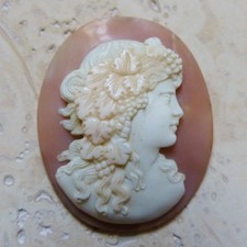 BEAU GRAND CAMEE COQUILLAGE