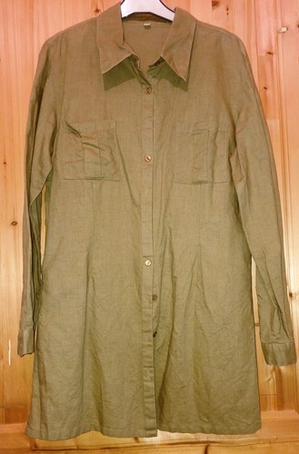 Chemise tunique coton lin - chemise,
