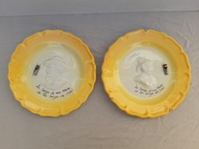 SICARD 2 Assiettes Décorative