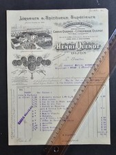 Lot documents distillerie Henri Quenot à DIJON - 1891 à 1931