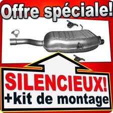 Silencieux Arriere pour BMW 3 E46 2.0 2.5 et 2.8 BERLINE, COUPE et BREAK
