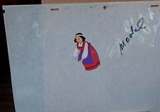 Hergé - Tintin - Belvision - Cello original a la gouache, lac aux requins, 1972