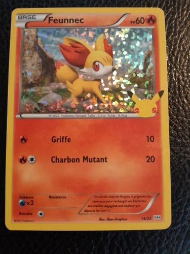 Macdo carte pokemon feunnec - carte,