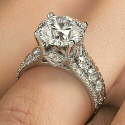 Bague fiançailles pour - de,