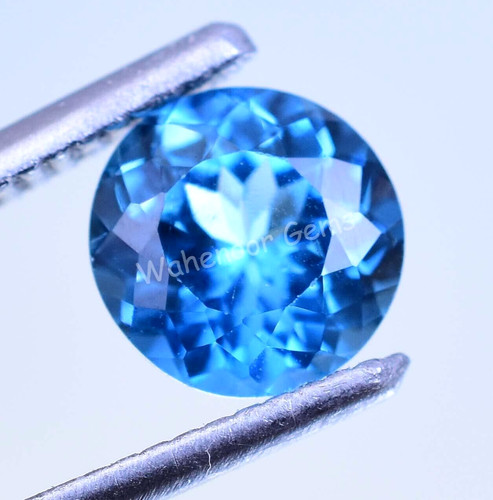 Naturel bleu zircon - bleu,