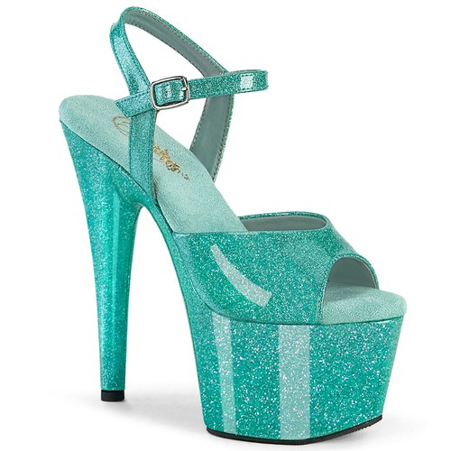 Purple glitter platform 70s - purple,