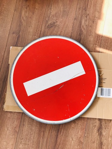 Panneau sens interdit - sens,