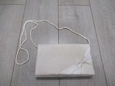 sac de mariage pochette de soirée blanche 24 cm x 14 cm