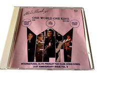 ELVIS PRESLEY RARE ONE WORLD ONE KING  NEAR MINT FAN CLUB HONG KONG JAPAN CD