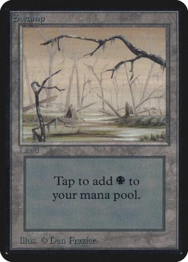 Magic mtg swamp - mtg, alpha
