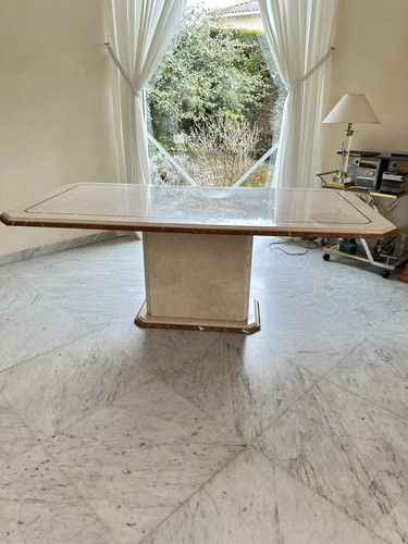 Table marbre roche bobois - table, en