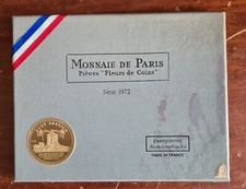 Coffret Monnaie De Paris 1972 Pièces Fleurs De Coins France