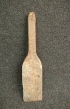 Outil ancien très beau burin à fendre d''ardoisier mineur ardoisières Angers