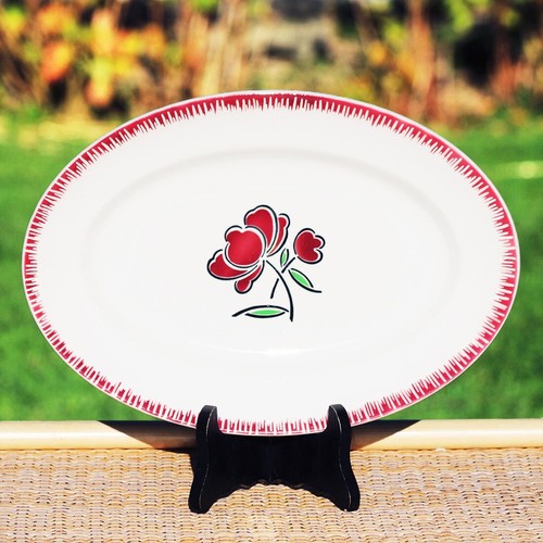 Ancien plat ovale cm - ancien,