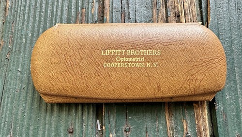 Hard leather brown small - leather,