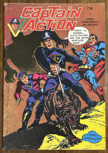 Captain action aredit - captain, artima