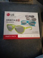 4 paires de Lunettes Cinéma 3D