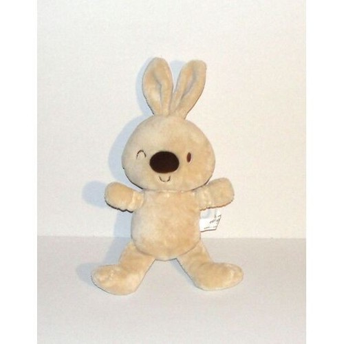 Doudou lapin carré blanc - doudou,