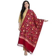 Femmes Brodé Laine Châle