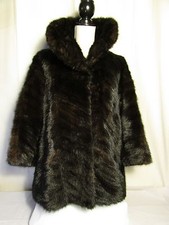 veste vintage vison d'élevage