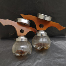 Paire appliques lustre lampe