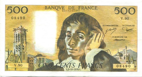 France billet 500 francs - france,,