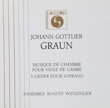 Musique De Chambre Pour Viole De Gambe 5 Lieder Pour Soprano, Johann Gottlieb Gr