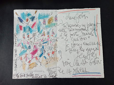 Gen Paul / Lettre avec dessin