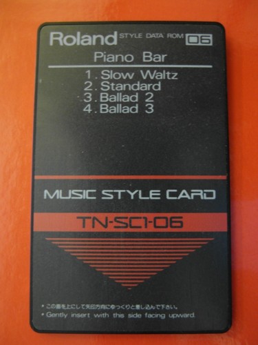 Carte rom style roland - ,