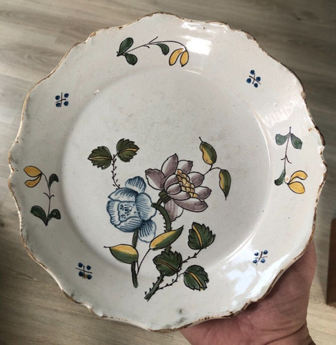 Belle assiette faïence - belle,